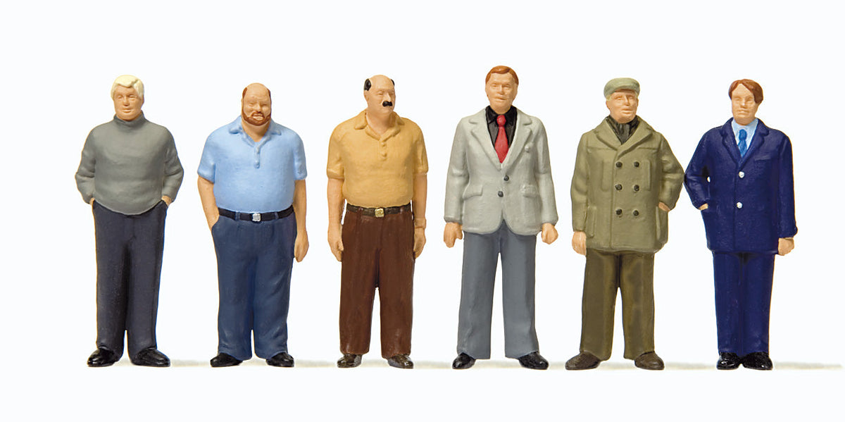Preiser 68216 1/50 Scale Standing Men Figure Set