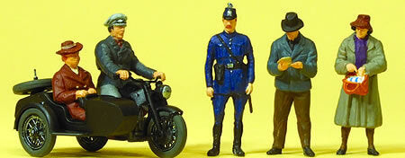 Preiser 10565 HO Scale Pedestrians Pedestrians, Passengers