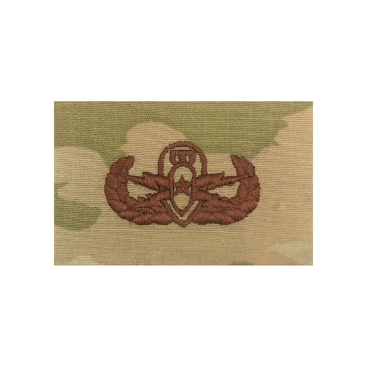 US Air Force Explosive Ordinance Disposal EOD Supervisor Senior OCP Spice Brown Sew-on Badge