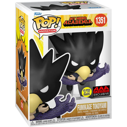 Pop! My Hero Academia: Fumikage Tokoyami Fallen Angel Glow-in-the-Dark - AAA Anime Exclusive