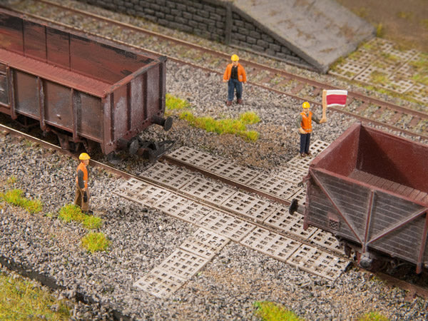 Noch 14301 HO Scale Concrete Grids - Laser-Cut Minis -- Laser-Cut Wood