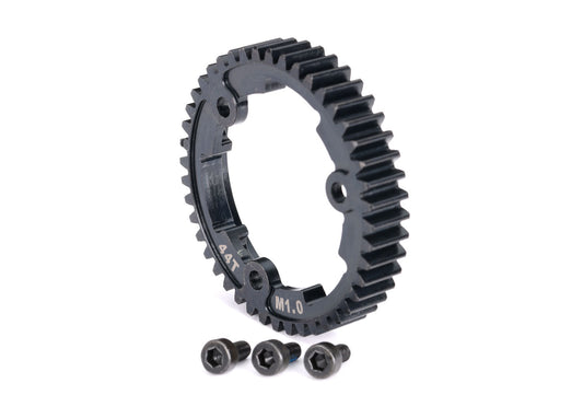 Traxxas 6438 44-Tooth Wide-Face Machined-Steel Spur Gear (1.0) 44T MAXX Slash