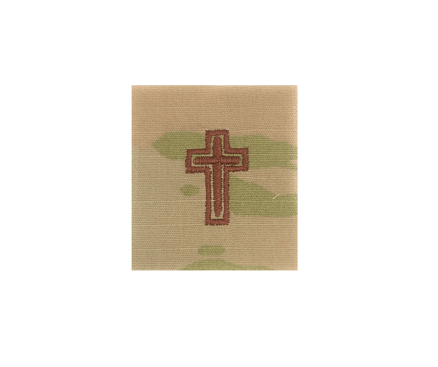 U.S. Air Force Catholic Chaplain OCP Spice Brown Badge