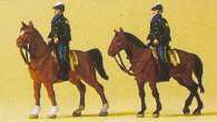 Preiser 79149 N Scale Police Mounted Police USA