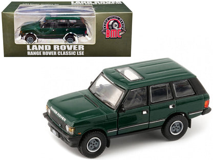 Land Rover Range Rover Classic LSE RHD (Right Hand Drive) Green with Sunroof with Extra Wheels 1/64 Diecast Model Car by BM Creations  free shipping USA