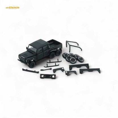BM Creations Land Rover Defender 110 6x6 Matte Blk RHD 1:64