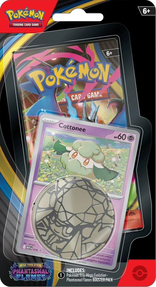 Mega Evolution: Phantasmal Flames - Single Pack Blister (Cottonee)
