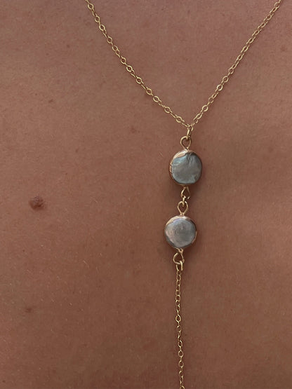 Encantar Pearl Necklace by Toasted Jewelry