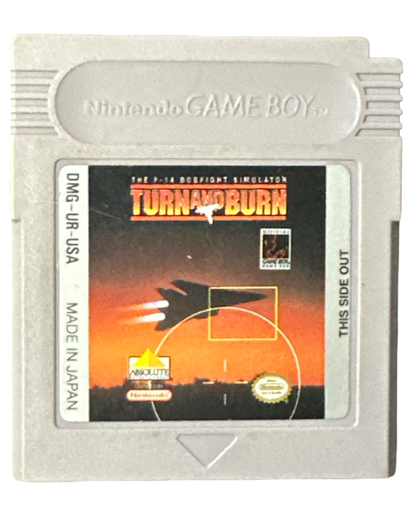 Turn And Burn The F-14 Dogfight Simulator - GameBoy