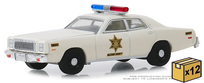 Greenlight 30110-CASE 1/64 Hazzard County 1977 Plymouth Fury Case