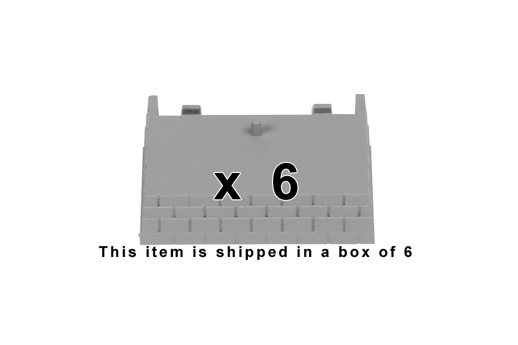Piko 55447 HO Scale Roadbed for Power Clip, 6 Pcs