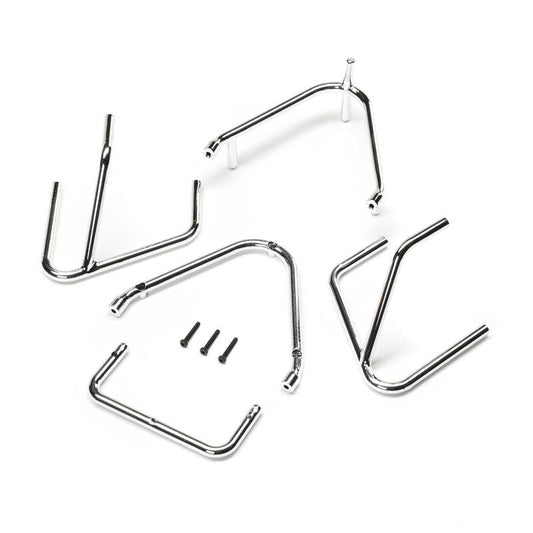 Losi LOS-2427 Bumper Set, Chrome: 22S Sprint