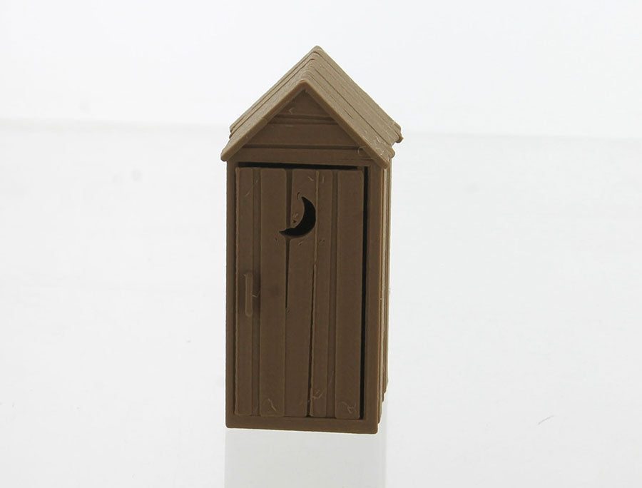 3D To Scale 50-142-WD 1/50 – Rustic Outhouse Wood Finish Diorama