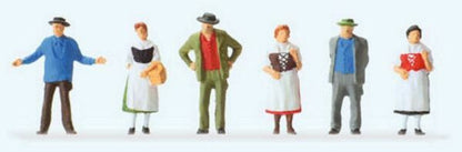 Preiser 14048 HO Scale Pedestrians At The Village Market