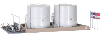 Kibri 39832 1/87 Scale Miro Fuel Refinery Storage Tanks Plastic Model Kit