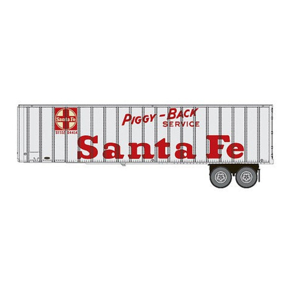 Walthers SceneMaster 949-2612 HO Flexi-Van 40' Trailer Santa Fe