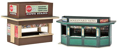 Walthers Cornerstone 3773 HO Newsstands pkg(2)