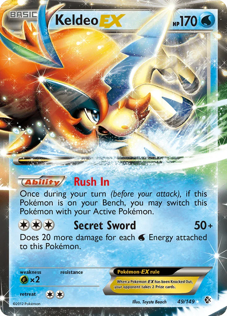 Keldeo EX (49/149) [Black & White: Boundaries Crossed]