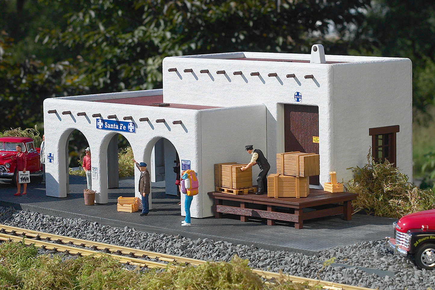 Piko 62105 G Scale Santa Fe Station Building Kit