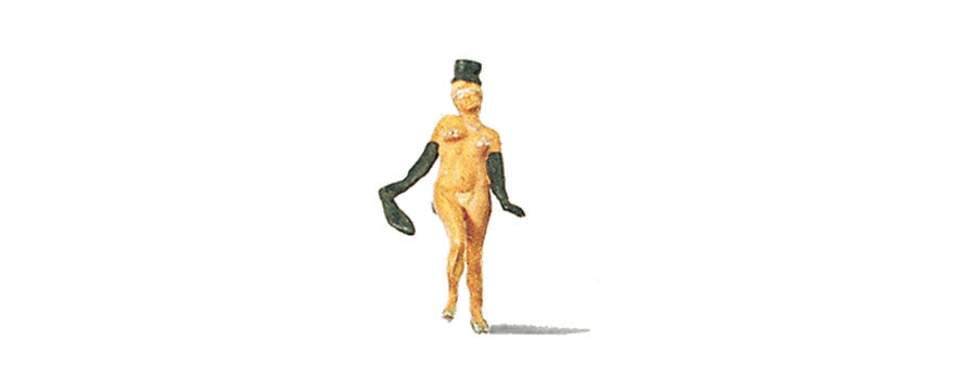 Preiser 29003 HO Scale Lady with Top Hat Figure