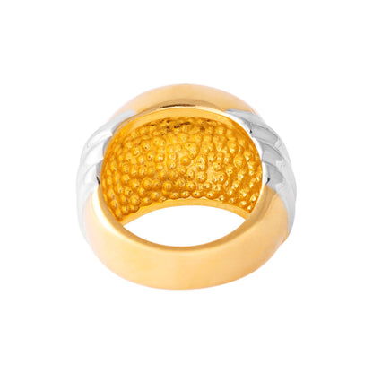 Vintage Women's Dome Ring 18k Gold Ring  Size: 7 by PVD Vintage Jewelry