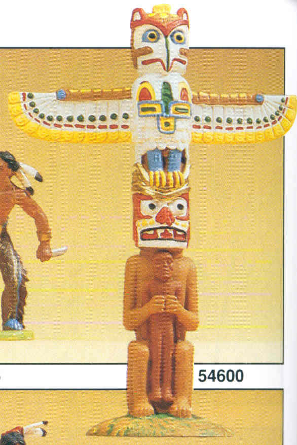 Preiser 54600 1/25 Scale Wild West Figures -- Totem Pole