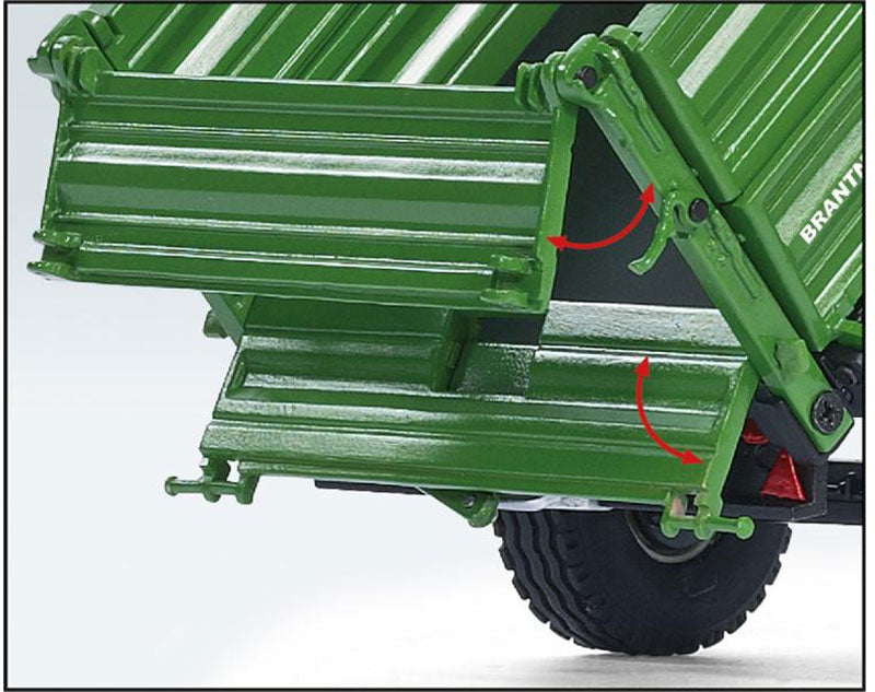 Wiking 077348 1/32 Brantner E 6035 Threeside Dump Trailer