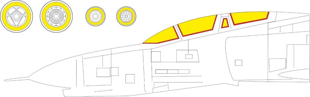 Eduard EX949 1/48 Mask Aircraft- F4E for MGK