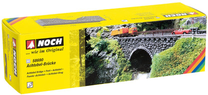 Noch 58690 HO Scale Achtobel Stone-Arch Bridge, 22.9 cm