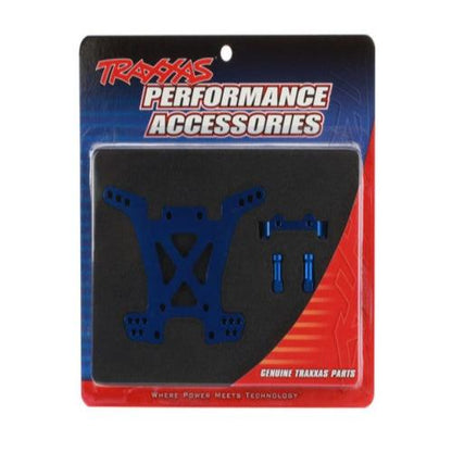Traxxas 6838X Aluminum Shock Tower Rear Blue Slash Stampede Rally