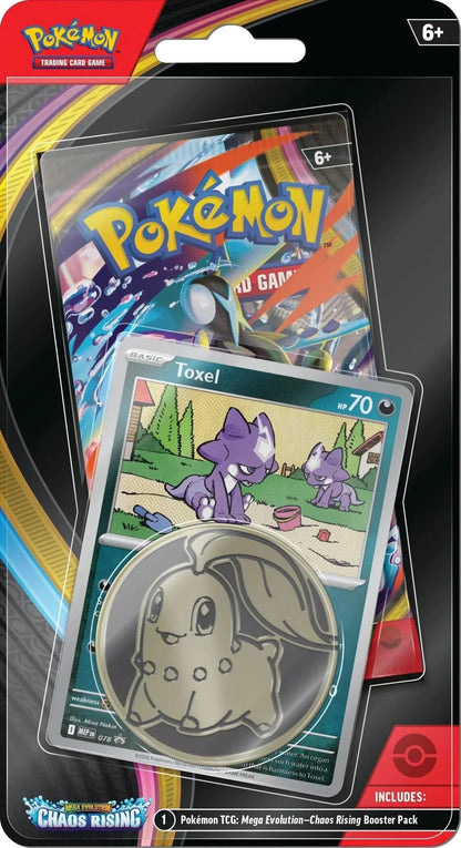 Mega Evolution: Chaos Rising Single Pack Blister (Toxel)