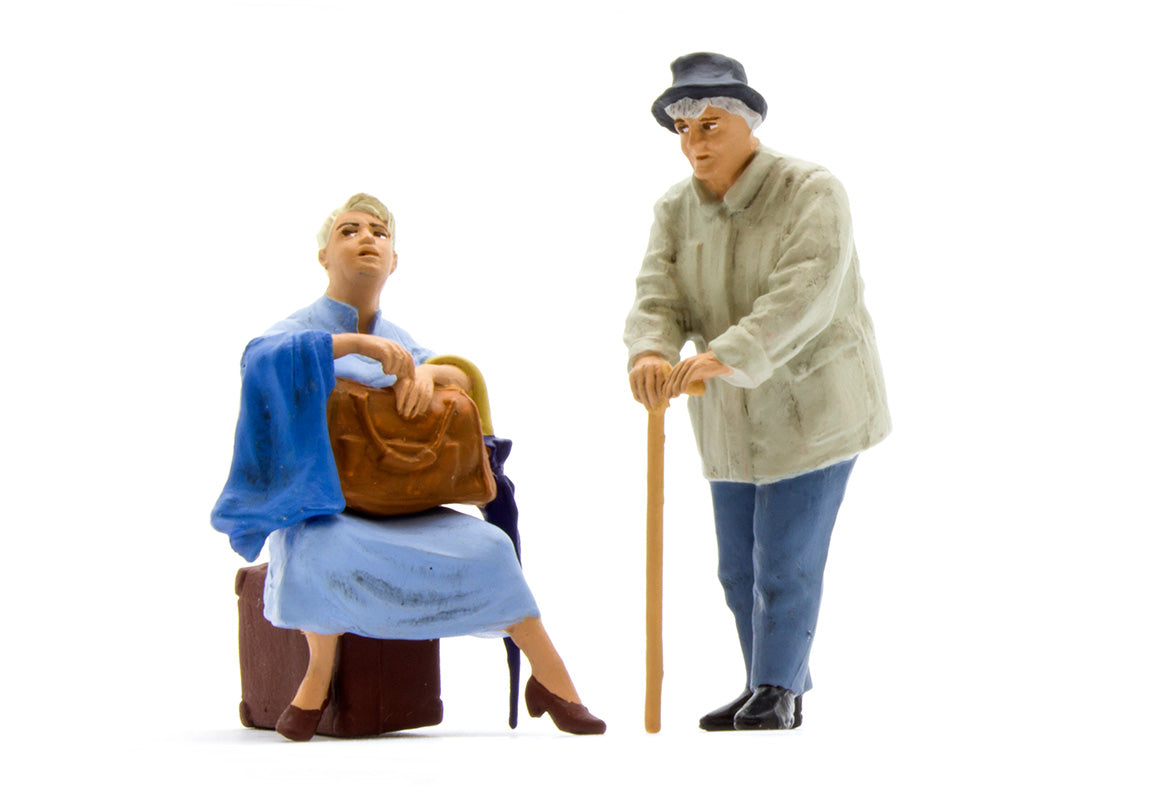 Preiser 63093 1:32 Scale Travelling Women Figure Set