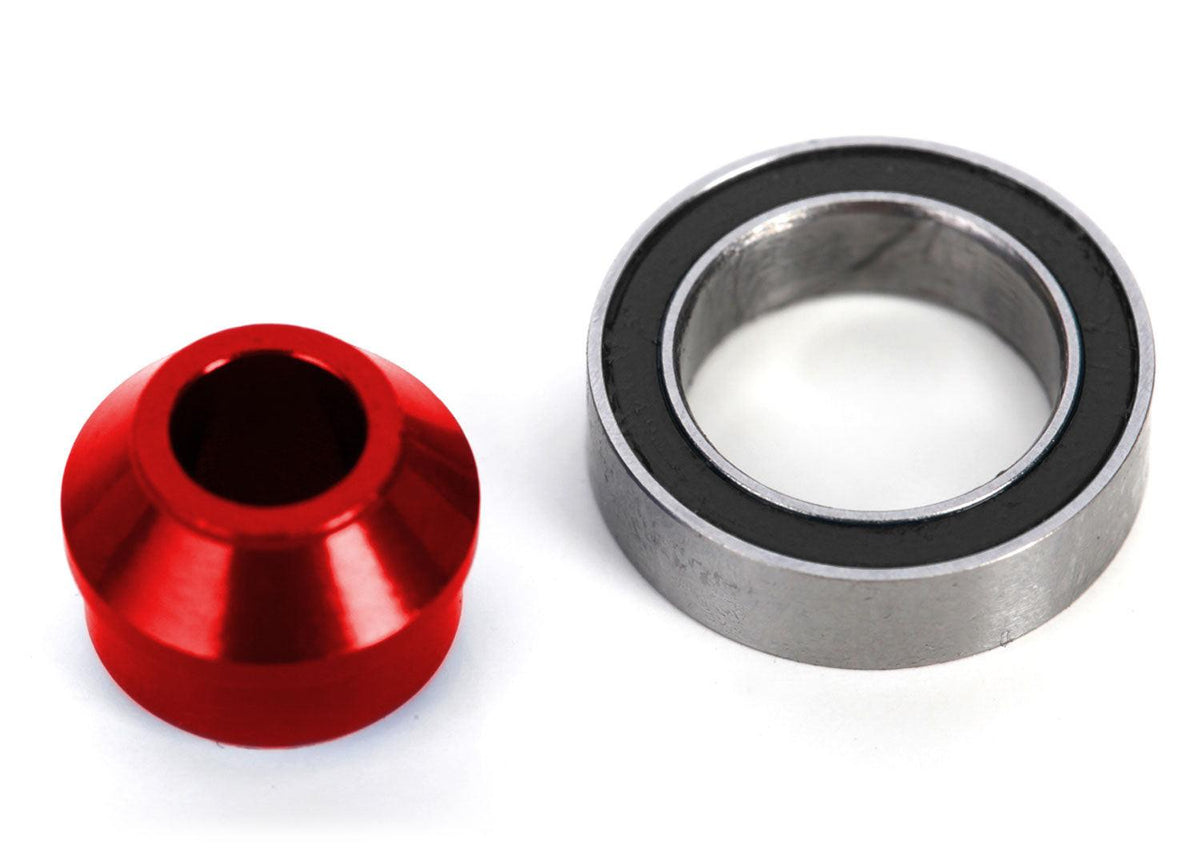 Traxxas 6893-RED Red Aluminum Bearing Adapter