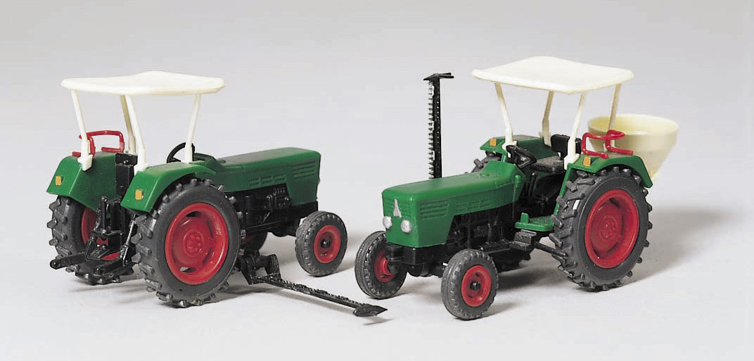 Preiser 17920 HO Scale Deutz D 6206 Tractor Kit pkg(2)
