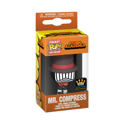 POP! Keychain: MHA - Mr. Compress (Hideout) (FS)