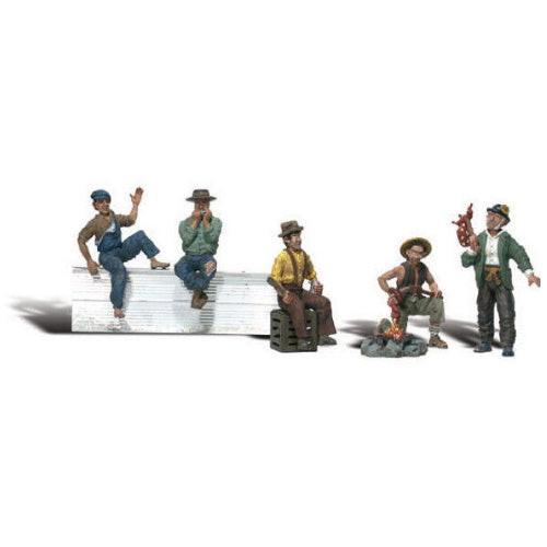 Woodland Scenics A1860 HO Train Figures Hobos
