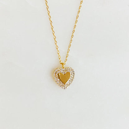 So Pretty Mini Heart Necklace by Ellisonyoung.com