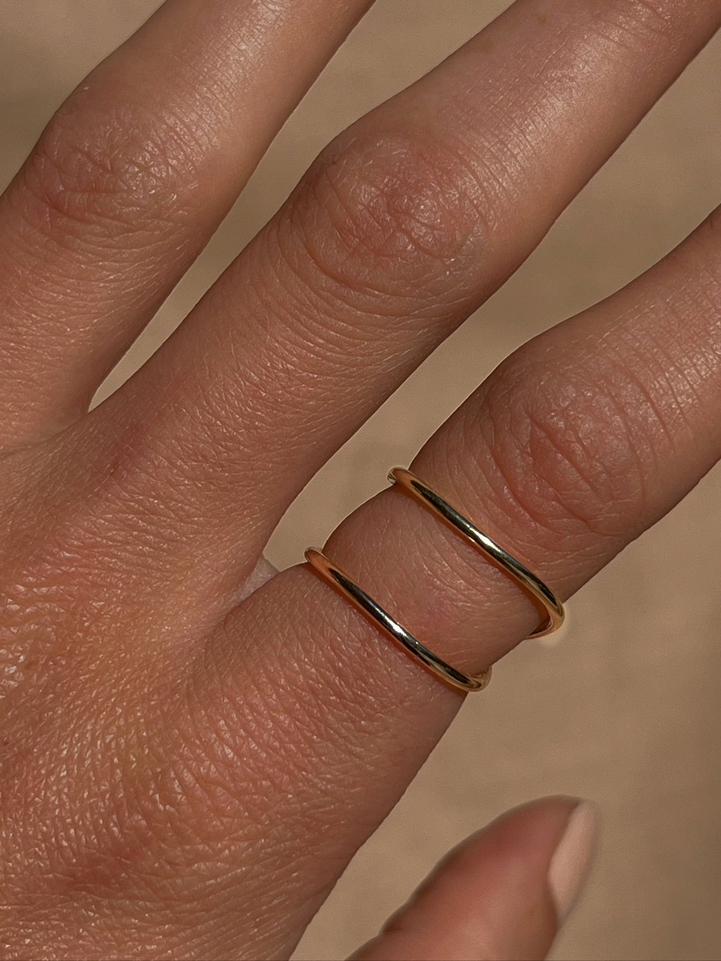 Cross Me Ring by Toasted Jewelry