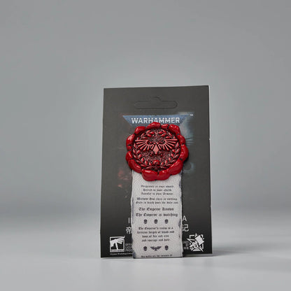 Starforged: Purity Seal - Warhammer 40K Emperor Imperial Aquila Pin+Sticker