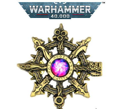 Starforged: Eye of Terror Chaos Demon Space Marine Pin
