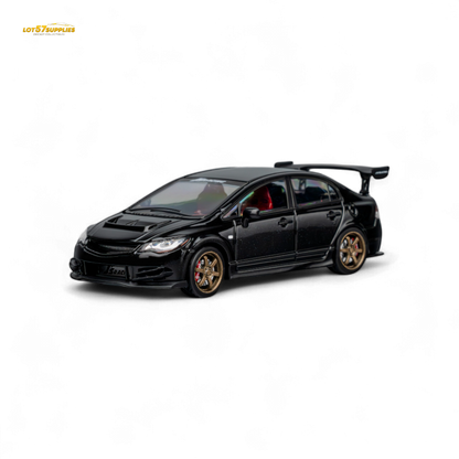 (Pre-Order) Microturbo Custom FD2 J'S Racing - Metallic Black 1:64