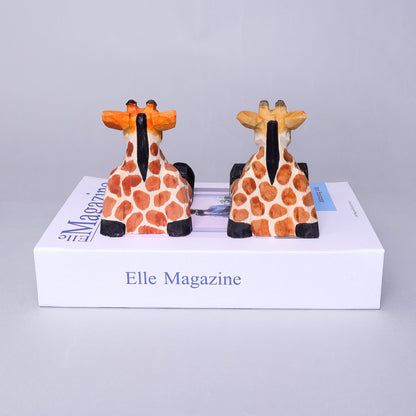 Paint Your Own Wood Carved Giraffe DIY Painting Kit
