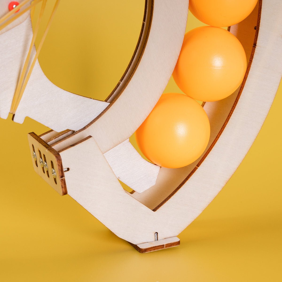 DIY Wooden Ball Launcher Kit – Build Your Own Mechanical Launcher