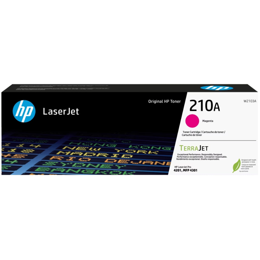 New, Pre-Owned - HP 210A Standard Yield Magenta Toner Cartridge, W2103A