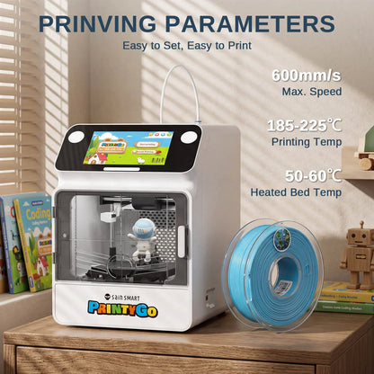 PLA Filament 1.75mm, Planet Explorer 8-Color Mini Spool Bundle, 250g Each, High-Speed PLA, +/-0.02mm Accuracy, Easy-to-Print, Compatible with Most FDM 3D Printers