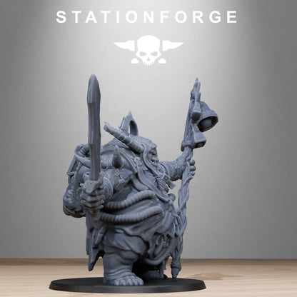 Corrupted Lord of the Filth by Station Forge 28/32mm Scale Miniature, 73mm tall, Great Unclean One Proxy