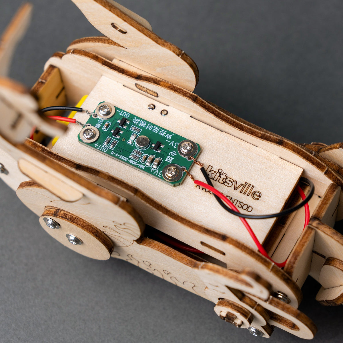 DIY Sound-Activated T-Rex Robot Kit
