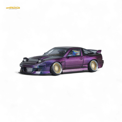 MicroTurbo Custom 180SX Spirit Rei - Purple Chameleon GMHS 2025 Special Edition 1:64
