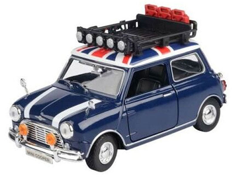Motormax 79741 1/18 Morris Mini Cooper with Roof Rack
