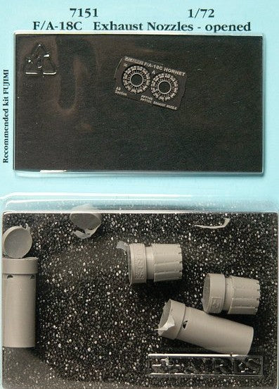 Aires 7151 1/72 F/A18C Exhaust Nozzles Opened For FJM